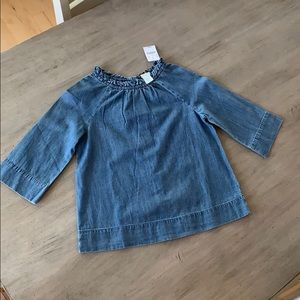 NWT crewcuts denim shirt